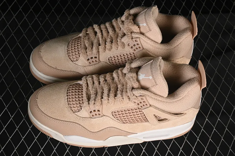 All categories Air Jordan Jordan series basketball shoes Air Jordan 4 GX foreign trade version Air Jordan 4 Retro "Cozy Girl" AJ4 Joe 4 plush warm yellow HV0823-200